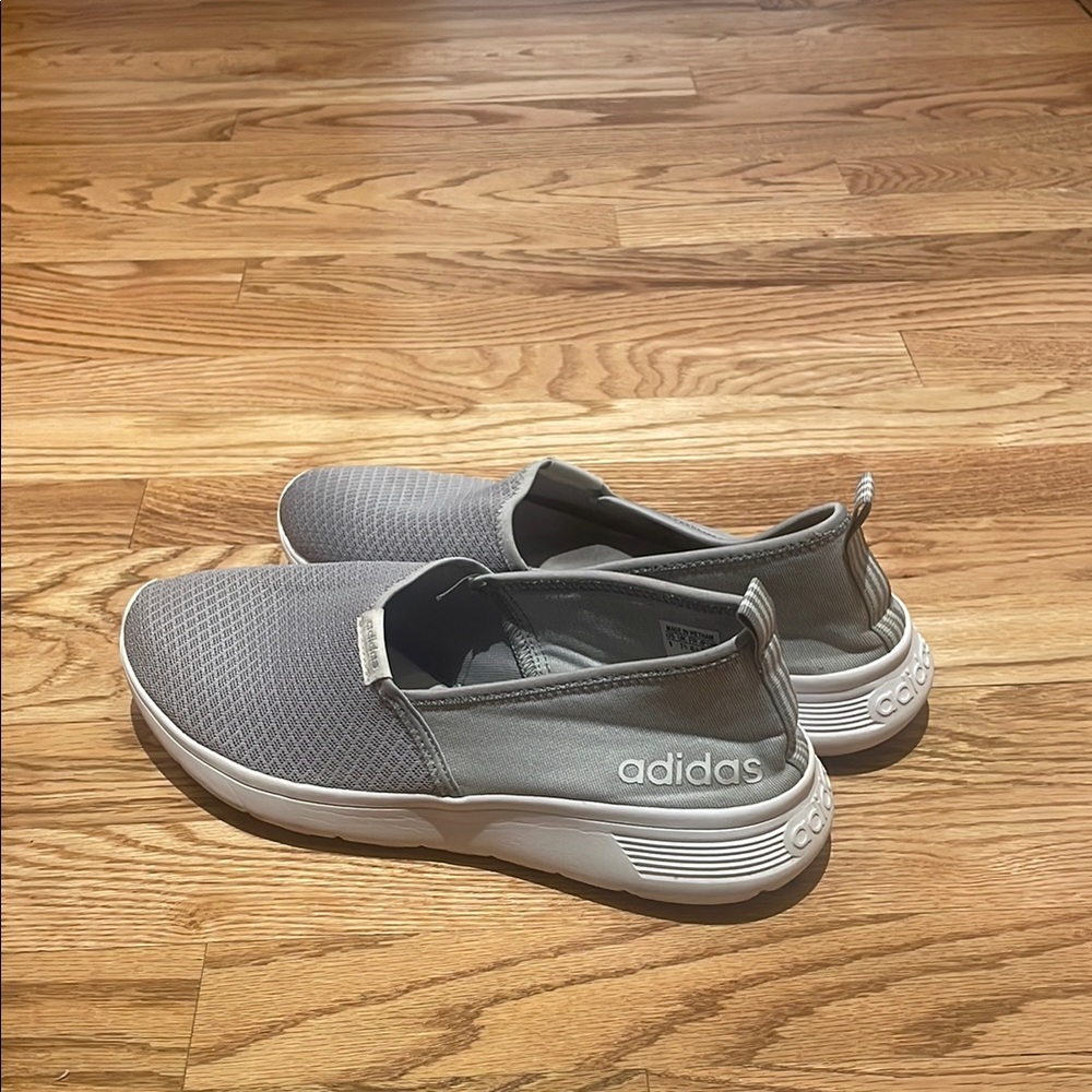 adidas Gray Slip-On Athletic Shoes - Picture 3 of 4